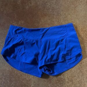 lululemon athletica Vibrant Blue Athletic Shorts